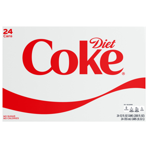 Diet Coke No Sugar No Calories Cola, 24 - 12 fl oz (355 ml) cans [288 fl oz (8.52 l)]