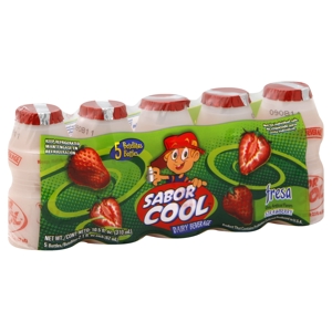 El Mexicano Dairy Beverage, Strawberry, 5 - 2.1 fl oz (62 ml) bottles [10.5 oz (310 ml)]