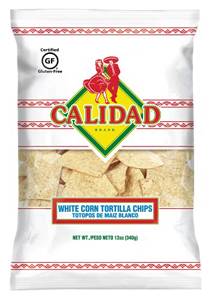 Calidad White Corn Tortill Chips, 11 oz