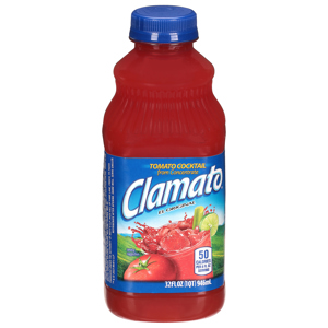 Clamato Original Tomato Cocktail, 32 fl oz (1 qt) 946 ml