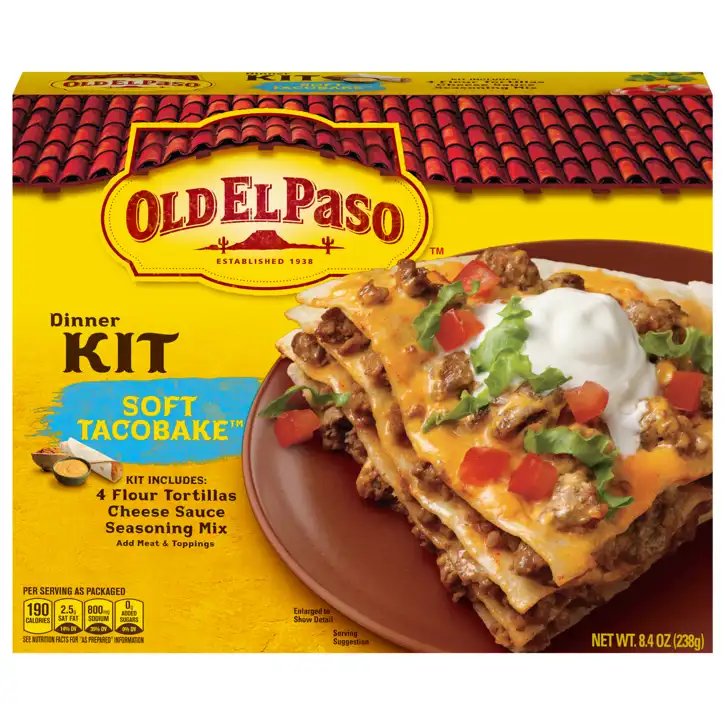 Welcome – Orange Market Basket – Old El Paso Soft Tacobake