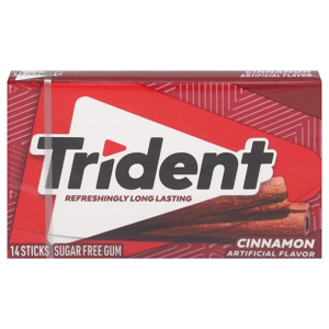Trident Gum, Sugar Free, Cinnamon, 14 sticks