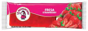 La Michoacana Fruit Bar, Strawberry, 4 fl oz