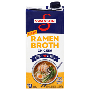 Swanson Chicken Ramen Broth, 32 oz (2 lb) 907 g