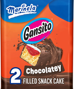 Marinela Chocolatey Filled Snack Cake, Twin Pack, 2 packs, 3.53 oz