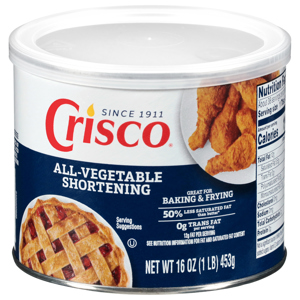 Crisco All-Vegetable Shortening, 16 oz (1 lb) 453 g