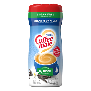 Coffee-Mate Sugar Free French Vanilla Powder Coffee Creamer, 10.2 oz (289.1 g)