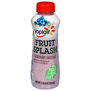 Yoplait Fruit Splash Blueberry Smoothie, 9.56 fl oz (293 ml)