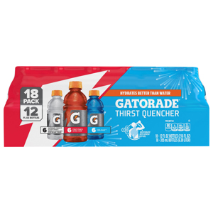 Gatorade Frost Glacier Cherry/Fruit Punch/Cool Blue Thirst Quencher, 18 - 12 fl oz (355 ml) bottles [216 fl oz (6.39 l)]