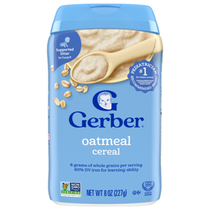 Gerber Cereal, Supported Sitter 1st Foods, Oatmeal, 8 oz (227 g)