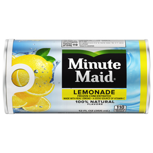 Minute Maid Lemonade, Frozen Concentrated, 12 fl oz (355 ml)