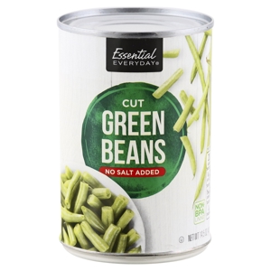 Essential Everyday Green Beans, No Salt Added, Cut, 14.5 oz (411 g)