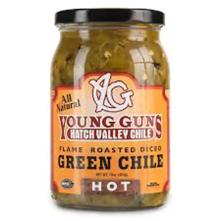 About Us – #52 Saraland – Young Guns Green Chile, Diced, Flame