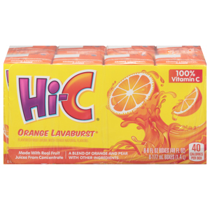Hi-C Orange Lavaburst Fruit Drink, 8 - 6 fl oz (177 ml) boxes [48 fl oz (1.4 l)]