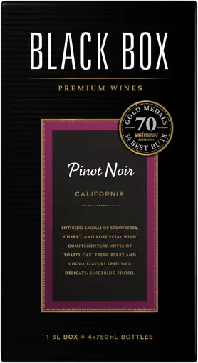 My Products Greer s Cottage Hill Black Box Pinot Noir Red Wine Box 3 L