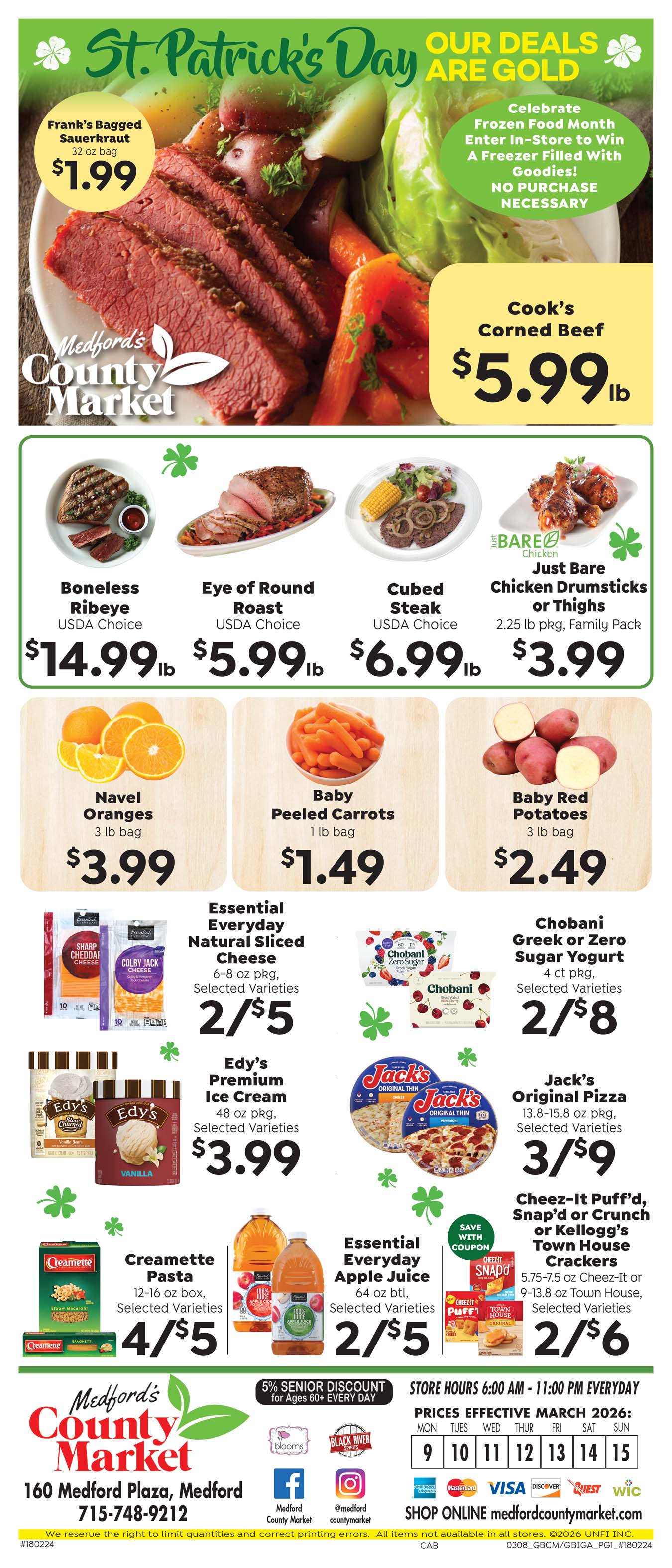 Weekly Ad Flyer  Medford County Market  Walden Farms Dressing, Bleu Cheese,  12 Fl Oz (355 Ml)