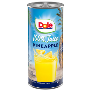Dole Pineapple 100% Juice, 8 fl oz (240 ml)