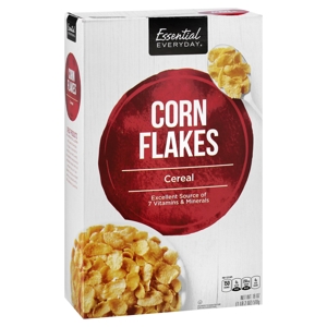 Essential Everyday Cereal, Corn Flakes, 18 oz (1 lb 2 oz) 510 g