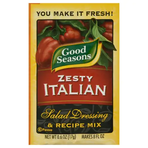 good seasons italian dressing Good Seasons Salad Dressing & Recipe Mix .6-.75Oz Packets (Pack Of 12)  (Zesty Italian .6Oz)  Groceryeshop