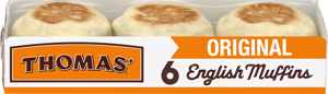 Thomas' Original Plain English Muffins, 6 count, 13 oz