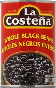 La Costena® Whole Black Beans 12-40 Oz. Cans