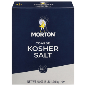 Morton Coarse Kosher Salt, 48 oz (3 lb) 1.36 kg