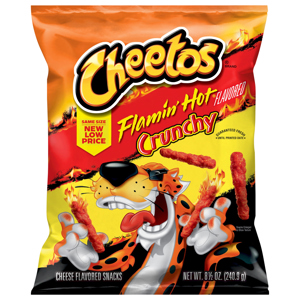 Cheetos Crunchy Flamin' Hot Flavored Cheese Flavored Snacks, 8.5 oz (240.9 g)