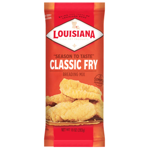 Louisiana Fish Fry Products Classic Fry Breading Mix, 10 oz (283 g)