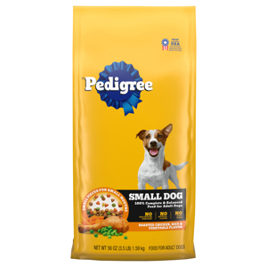 Pedigree Food for Dogs, Roasted Chicken Rice & Vegetable Flavor, Small Dog, Adult, 56 oz (3.5 lb) 1.59 kg