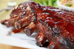 Costilla De Cerdo Cocida BBQ