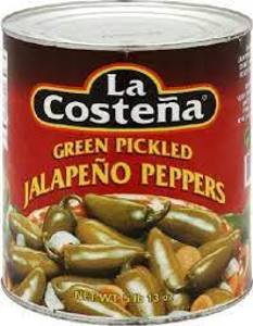 La Costena La Costeña® Green Pickled Jalapeño Peppers 60 Oz. Cans