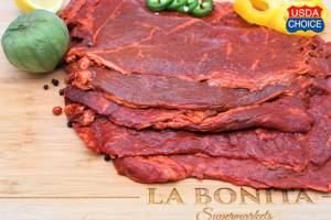 Adobada De Res/Marinated beef meat