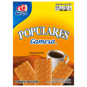 Gamesa Cookies, Populares, 31.7 oz (1 lb 15 oz) 900 g