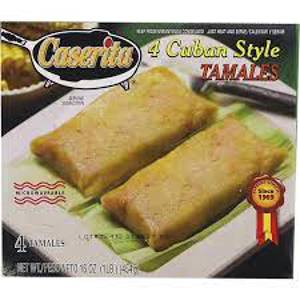 Caserita Cuban Style Tamales, 4 ct, 16 oz