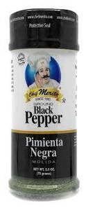 Chef Merito Ground Black Pepper, 2.5 oz