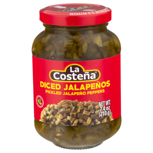 La Costena Diced Jalapeno Peppers, 7.4 oz (210 g)