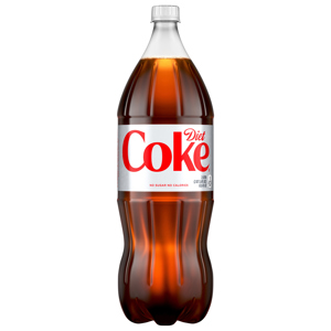 Diet Coke Cola, 2 liter (2 qt 3.6 fl oz) 67.6 fl oz