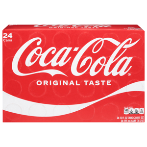 Coca-Cola Cola, Original Taste, 24 - 12 fl oz (355 ml) cans [288 fl oz (8.52 l)]