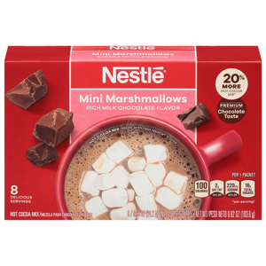 Nestle Hot Cocoa Mix, Rich Milk Chocolate Flavor, Mini Marshmallows, 8 - 0.85 oz (24.2 g) envelopes [6.82 oz (193.6 g)]