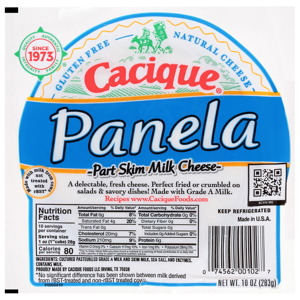 Cacique Part Skim Milk Panela Cheese, 10 oz (283 g)