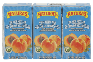 Naturas Nct Jce 3 pack/6z Peach