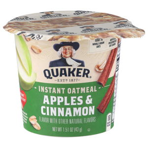 Quaker Instant Apples & Cinnamon Oatmeal, 1.51 oz (43 g)