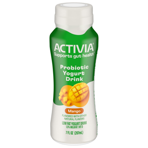 Activia Low Fat Probiotic Mango Yogurt Drink, 7 fl oz (207 ml)