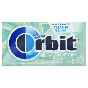 Orbit Gum, Sugarfree, Sweet Mint, 14 gums