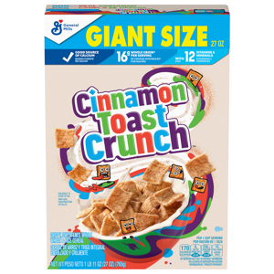 Cinnamon Toast Crunch Cereal Giant Size, 27 oz (1 lb 11 oz) 765 g