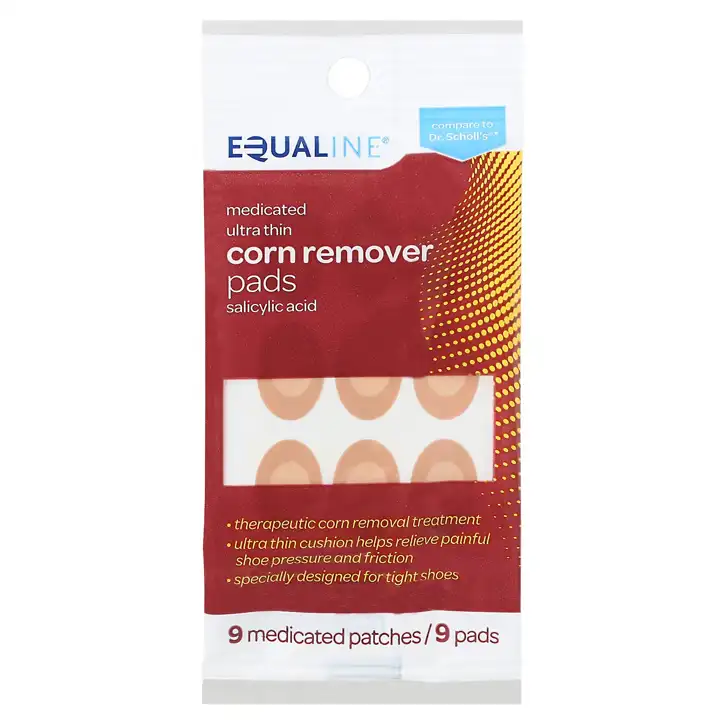 Equaline Corn Remover Pads, Salicylic Acid, Medicated, Ultra Thin, pads