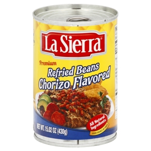 La Sierra Refried Beans, Chorizo Flavored, Premium, 15.02 oz (430 g)