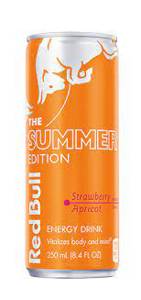 Red Bull Strawberry Apricot Energy Drink, 250 ml (8.4 fl oz)