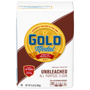 Gold Medal Unbleached All Purpose Flour, 5 lb (2.26 kg)