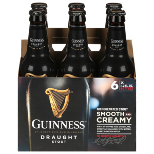 Guinness Beer, Draught Stout, 6 - 11.2 fl oz bottles